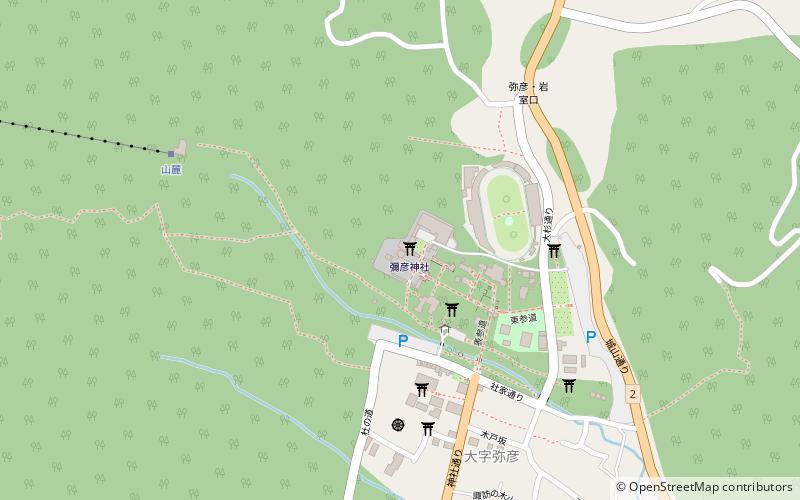 Yahiko Shrine location map