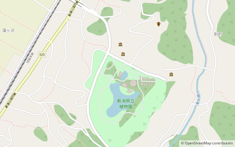 Niigata Prefectural Botanical Garden location map