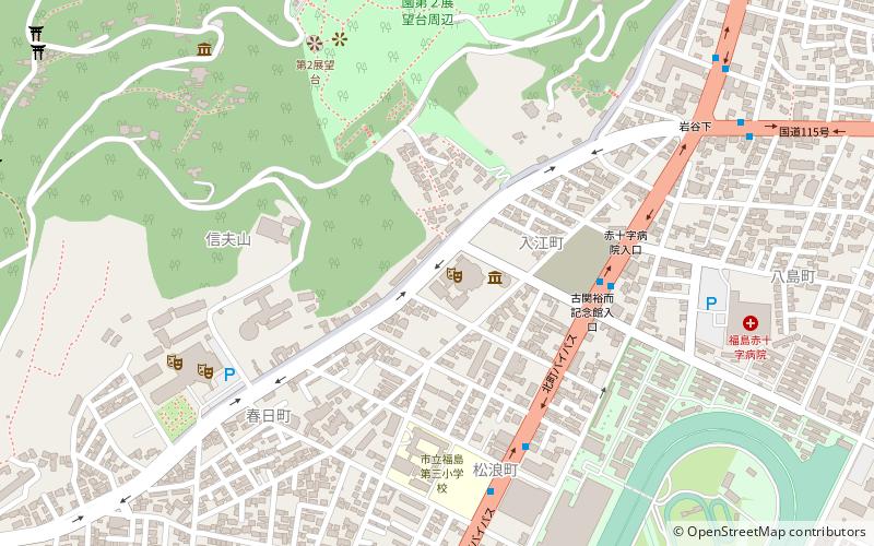 Fukushima city concert hall location map