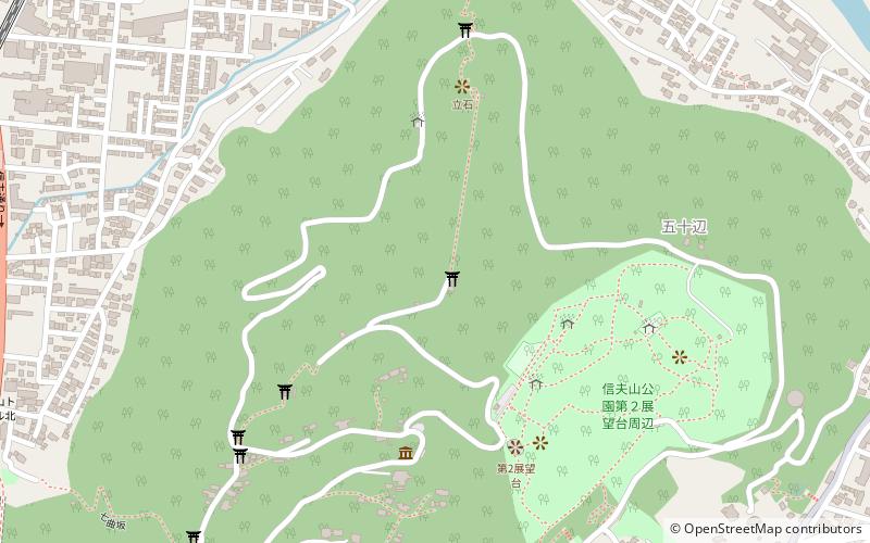 Mount Shinobu location map