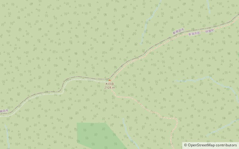 Iide Mountains location map