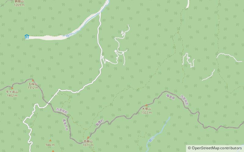 Echigo Mountains location map