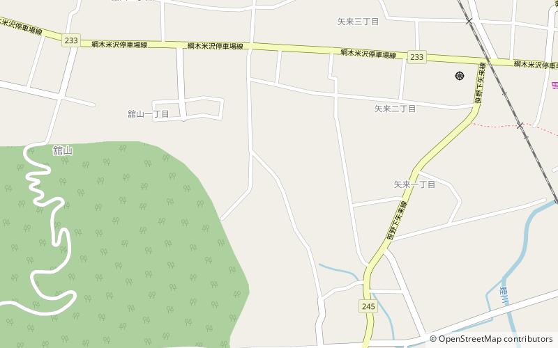 Ichinosaka ruins location map