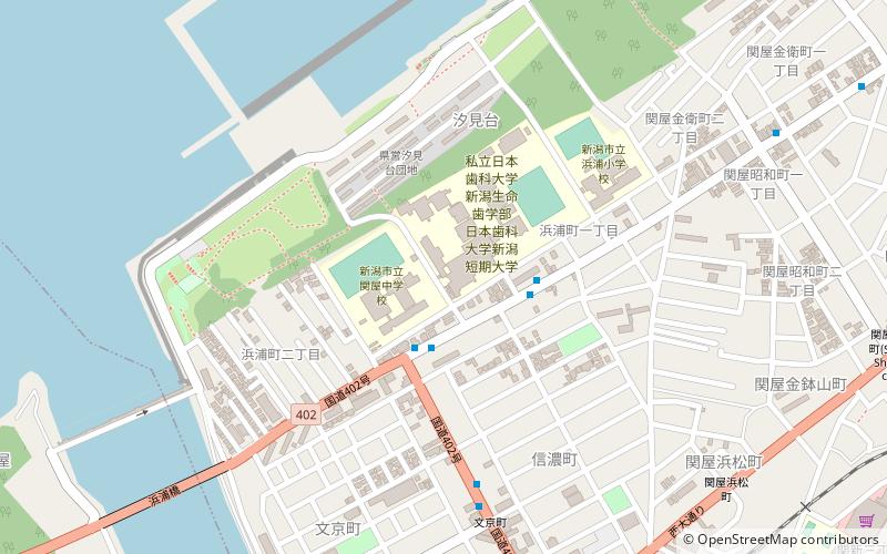 Université d'odontologie de Niigata location map