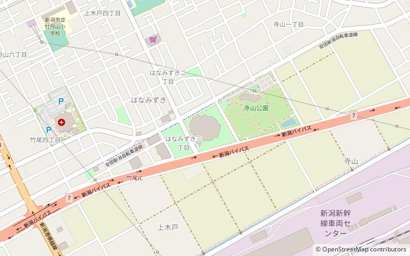 Niigata City Higashi General Sports Center location map