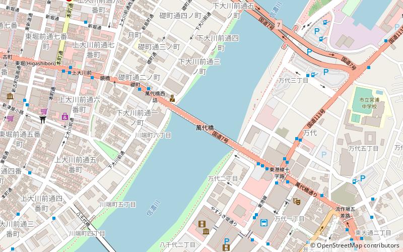 Bandai Bridge location map