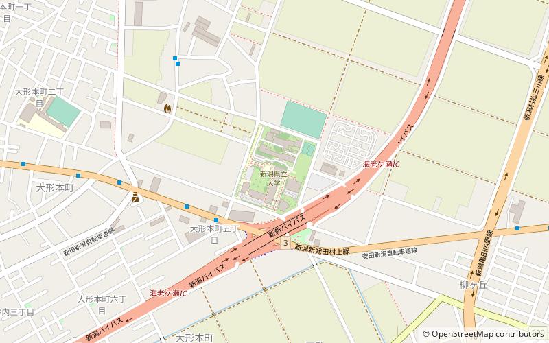 University of Niigata Prefecture location map