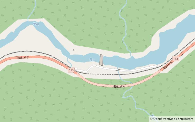 Iwafune Dam location map