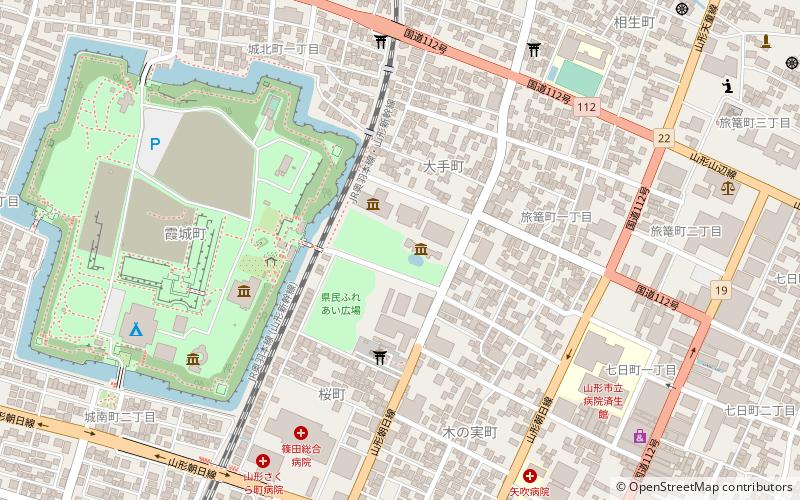Mogami Yoshiaki Historical Museum location map
