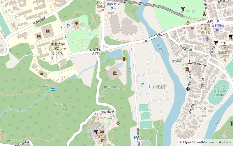 Sendai City Museum location map