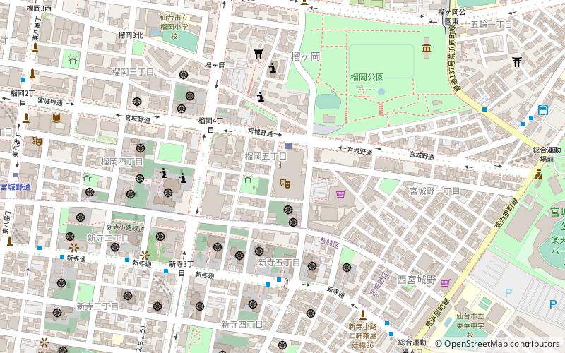 Sendai Sun Plaza location map