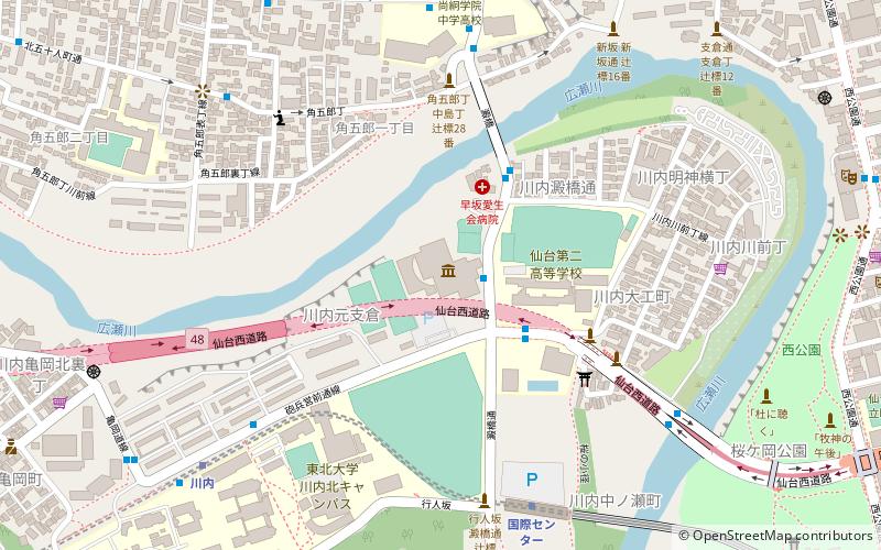 The Miyagi Museum of Art location map