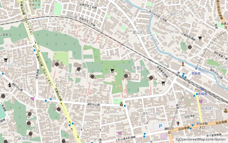 Aoba Shrine location map