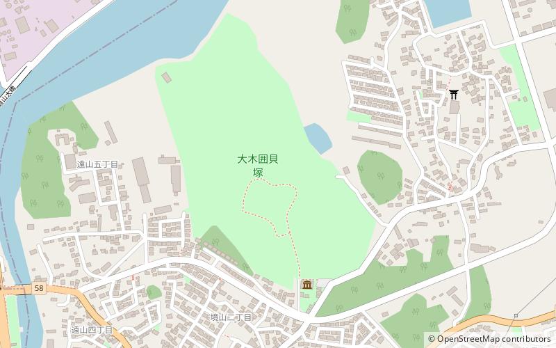 Daigigakoi Shell Mound location map