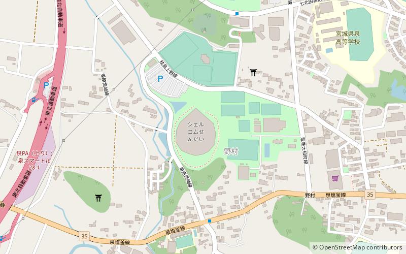 Shellcom Sendai location map