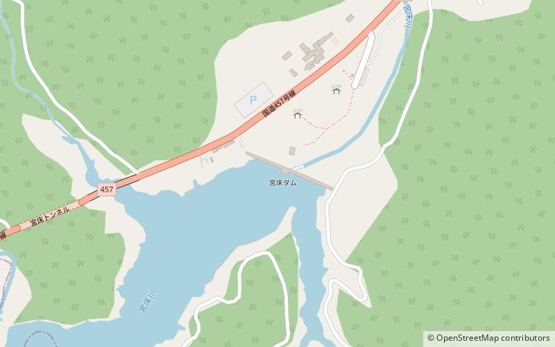 Miyatoko Dam location map