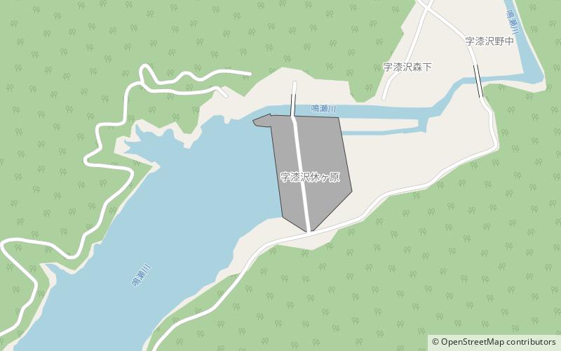 Urushizawa Dam location map