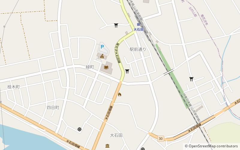 Ōishida location map