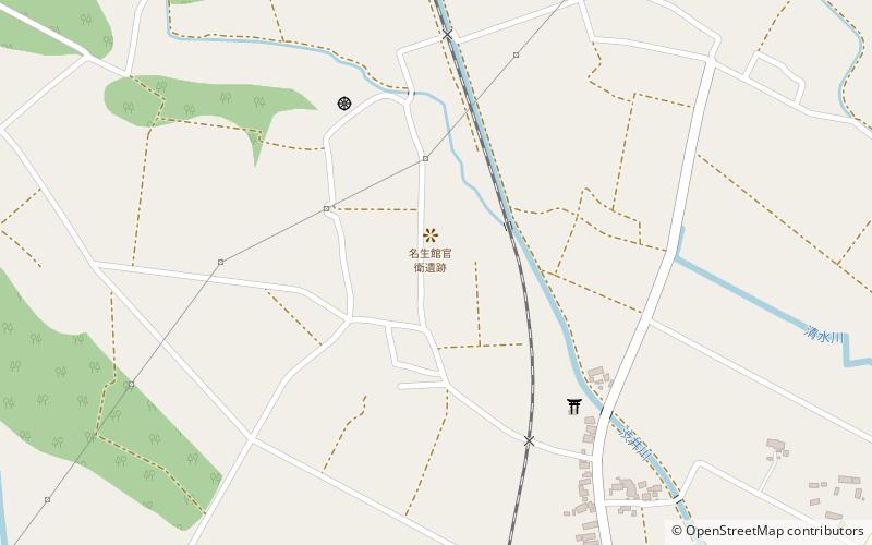 Myōdate Kanga ruins location map