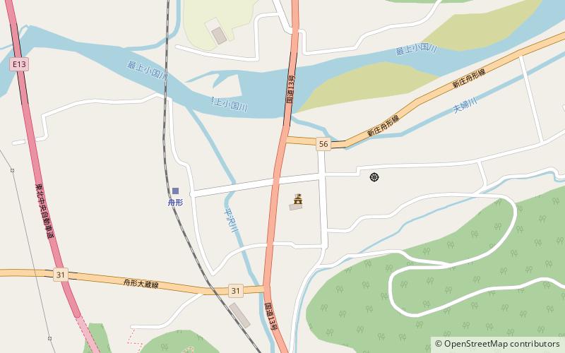 Funagata location map