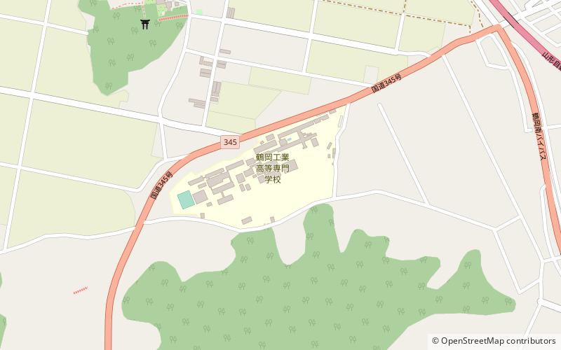 Tsuruoka National College of Technology location map