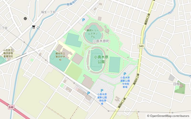 Tsuruoka Komakihara Stadium location map