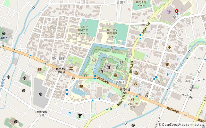tsuruoka park location map