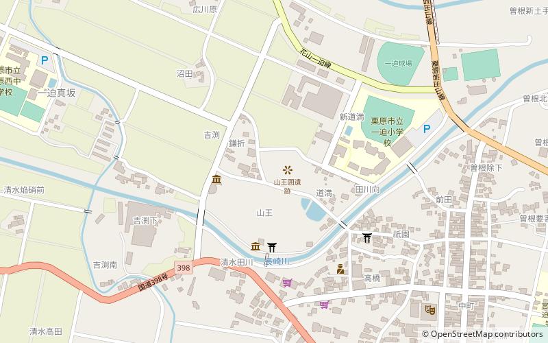 Sannō-Gakoi Site location map