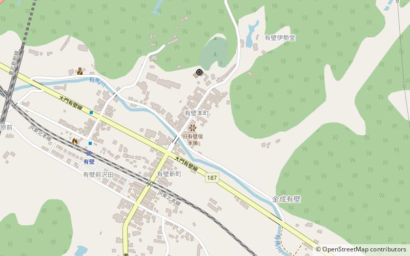 Former Arikabe-juku Honjin location map