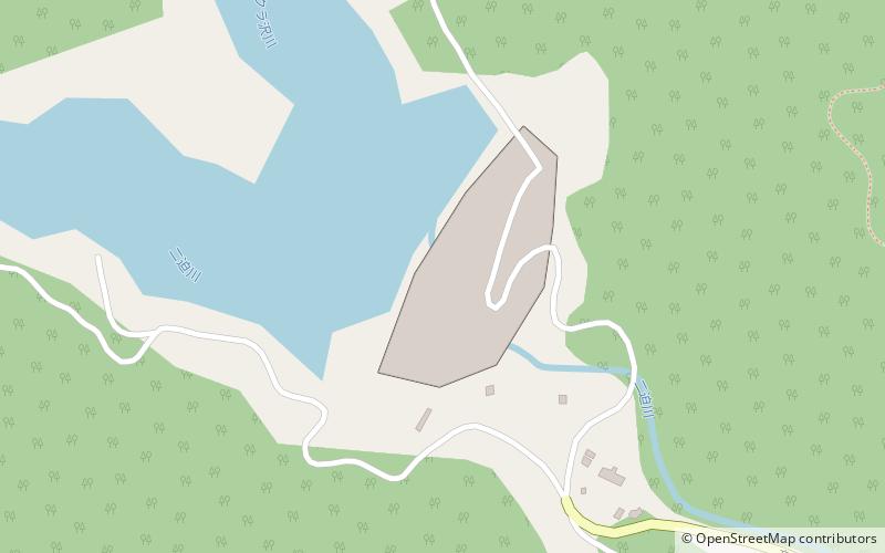 Aratozawa Dam location map