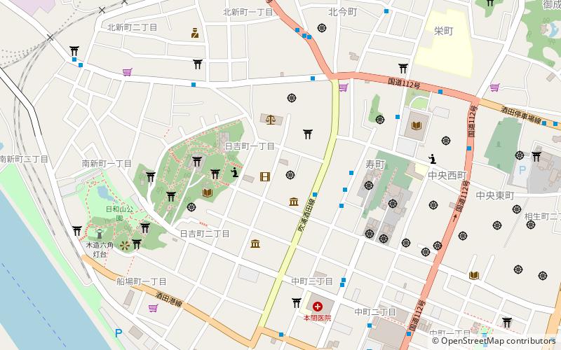 Sakata Minato-za location map