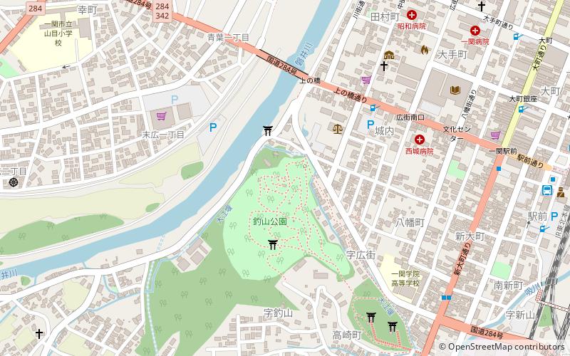 diao shan gong yuan ichinoseki location map