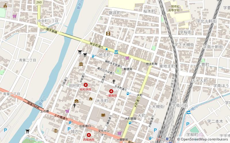 pushima gong yuan ichinoseki location map