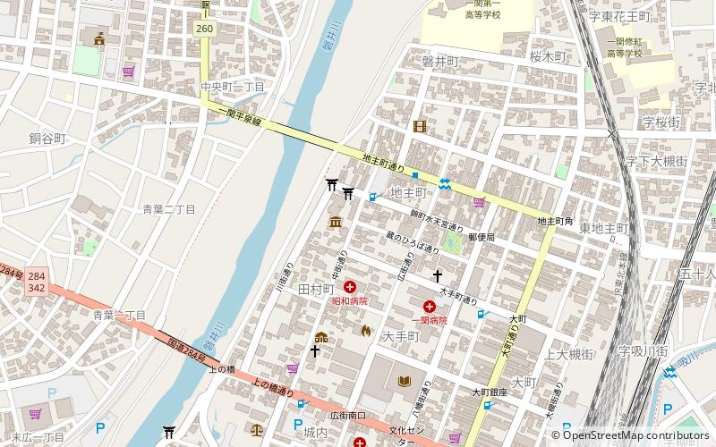 ichinoseki wen xueno zang location map