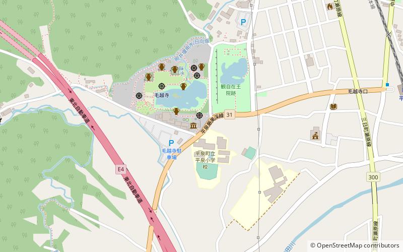 mao tong si bao wu guan hiraizumi location map