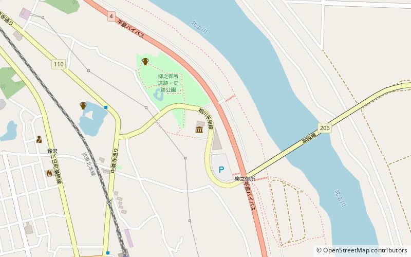 liu zhi yu suo zi liao guan hiraizumi location map