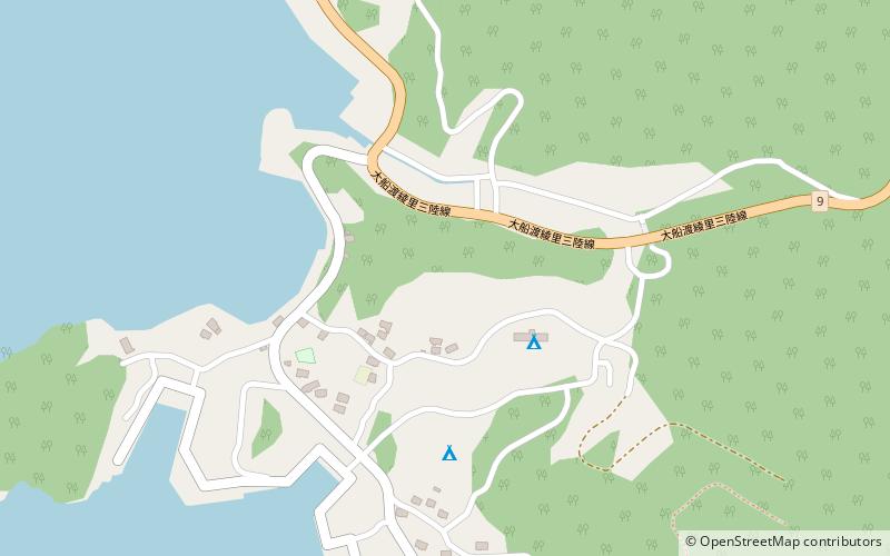 Takonoura Shell Mound location map