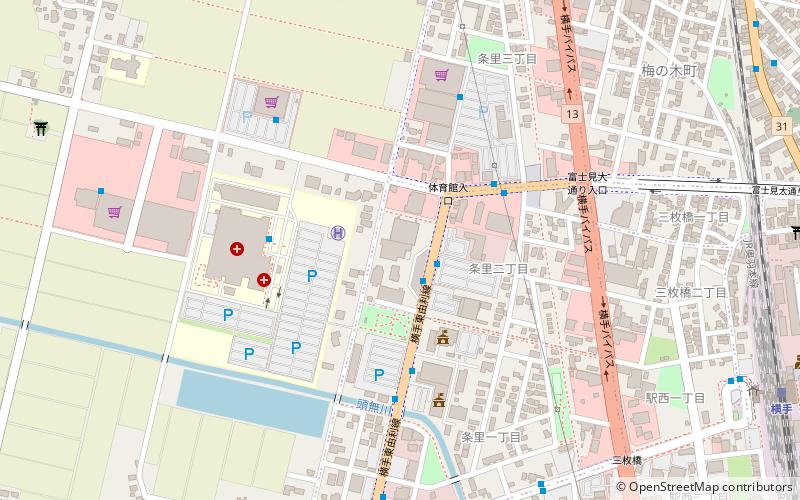 Yokote Gymnasium location map