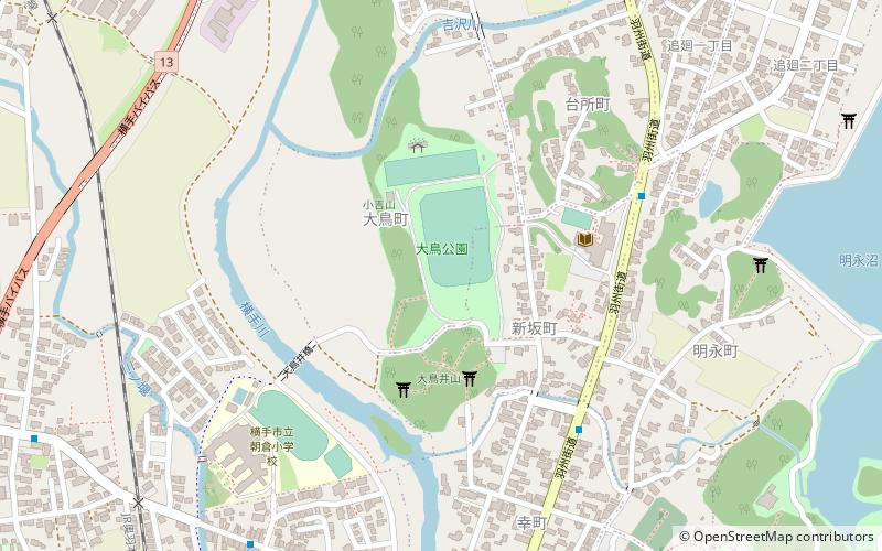 Ōtoriiyama ruins location map