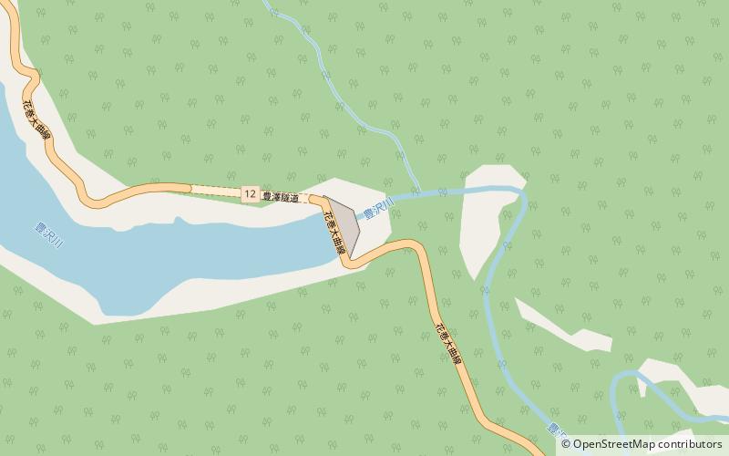 Toyosawa Dam location map