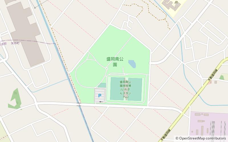Iwagin Stadium location map