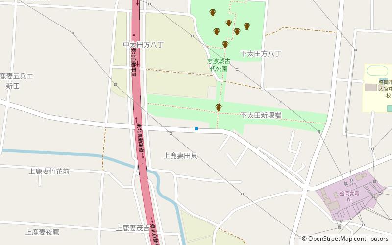 shiwa castle park narodowy towada hachimantai location map
