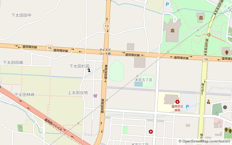 Morioka Takaya Arena location map