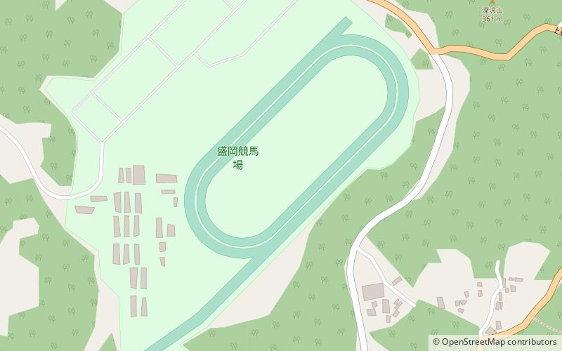 Morioka Racecourse location map