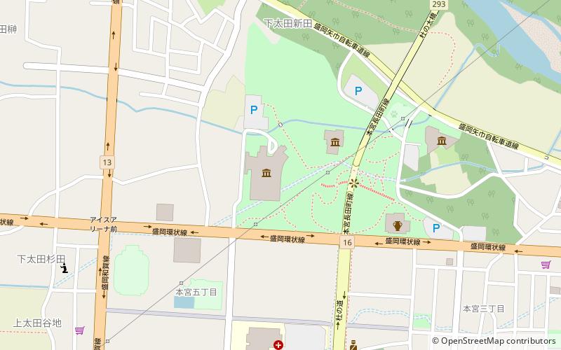 Iwate Museum of Art location map