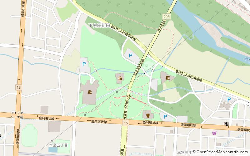 morioka museum of great predecessors location map