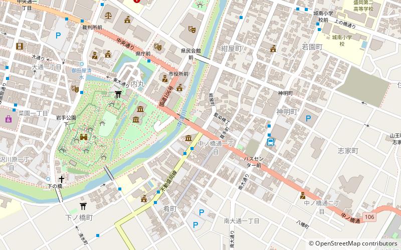 Iwate Bank Red Brick Building location map