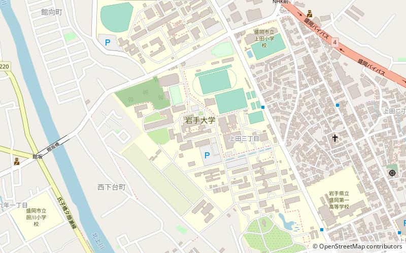 Universität Iwate location map