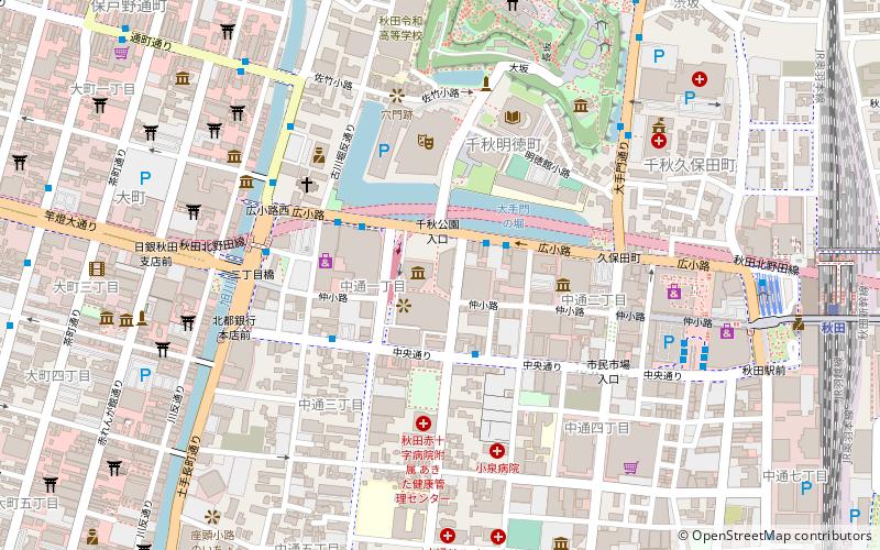 Akita Museum of Art location map