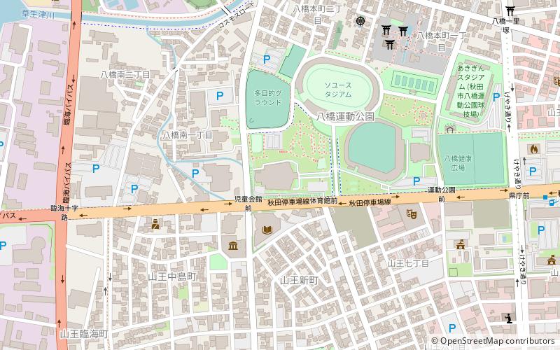 Akita Prefectural Gymnasium location map